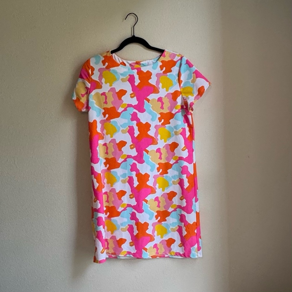 Jude Connally Ella Shift Dress in Spring Camo Size Medium
